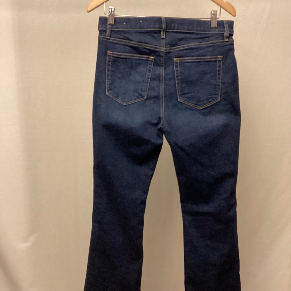 LOFT Outlet 6 Bootcut Jeans Mid Rise Women’s Stretch Dark Wash - Picture 7 of 12